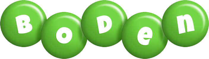 Boden candy-green logo