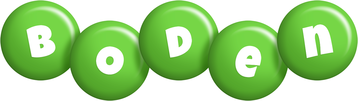 Boden candy-green logo