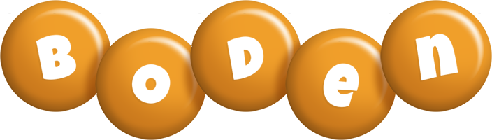 Boden candy-orange logo
