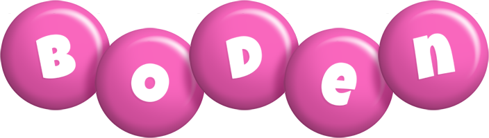 Boden candy-pink logo
