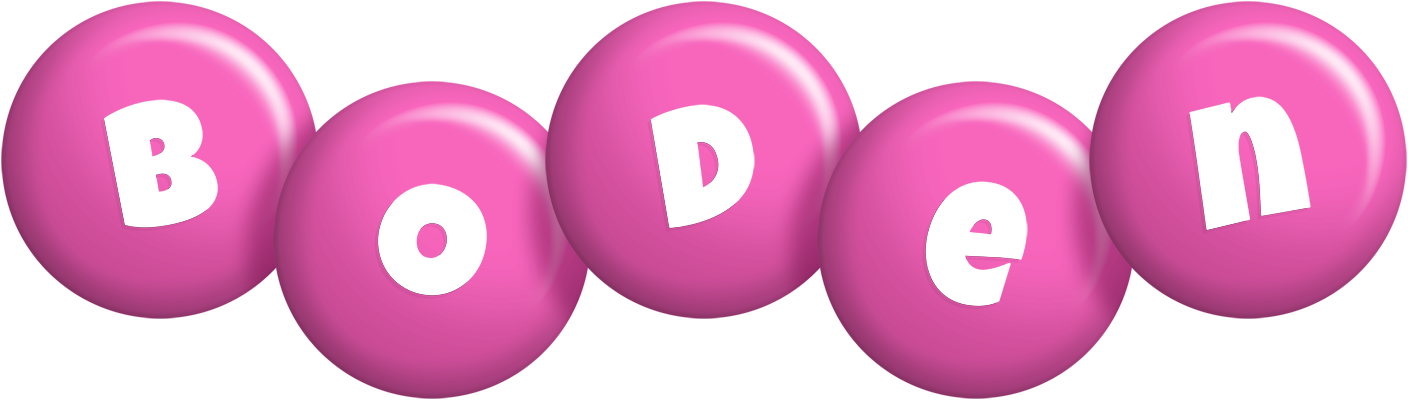 Boden candy-pink logo