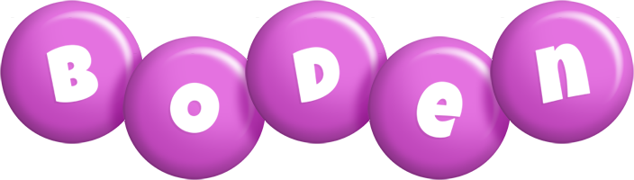 Boden candy-purple logo