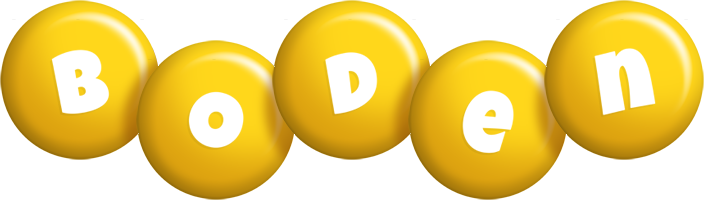 Boden candy-yellow logo