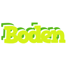 Boden citrus logo