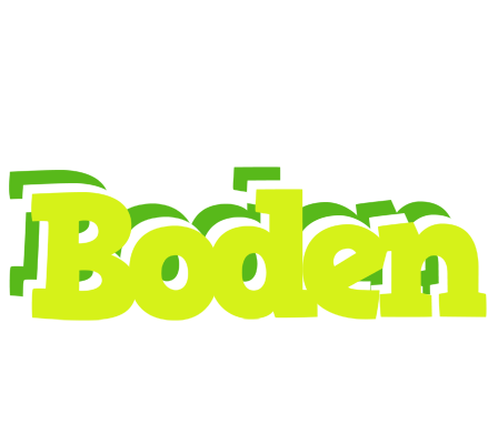 Boden citrus logo