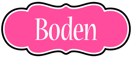 Boden invitation logo
