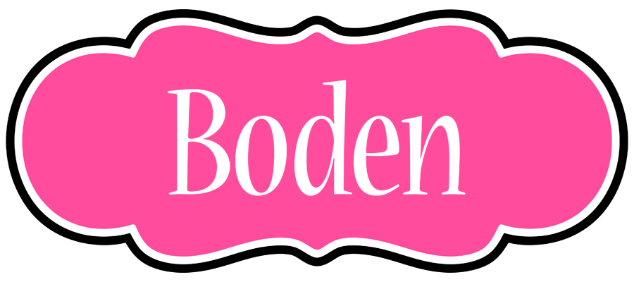 Boden invitation logo