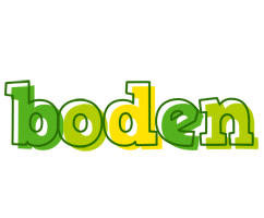 Boden juice logo