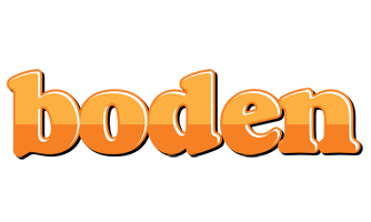 Boden orange logo