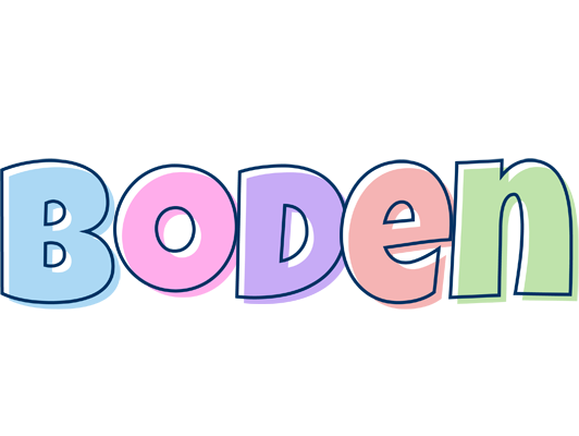 Boden pastel logo