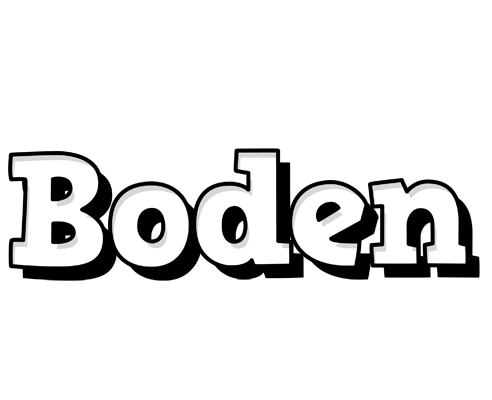 Boden snowing logo