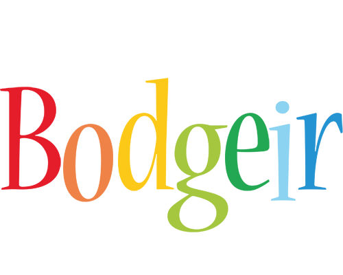 Bodgeir birthday logo