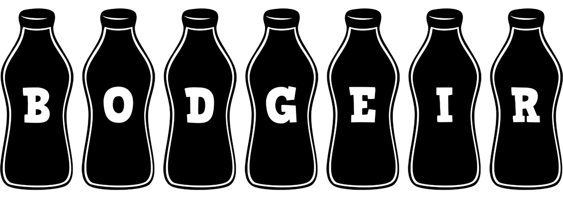 Bodgeir bottle logo
