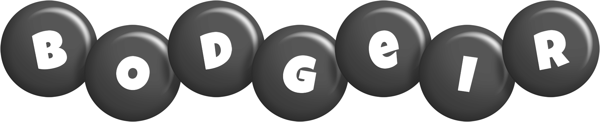 Bodgeir candy-black logo