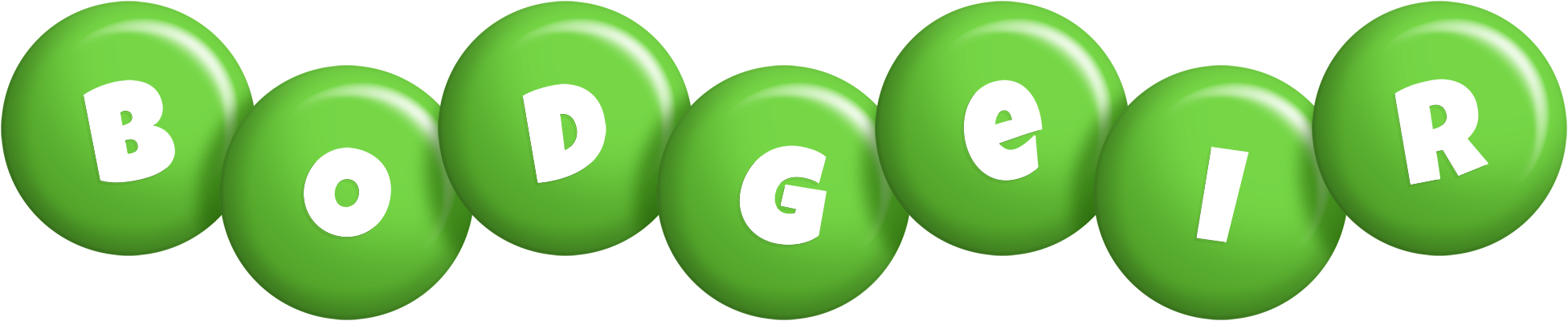 Bodgeir candy-green logo