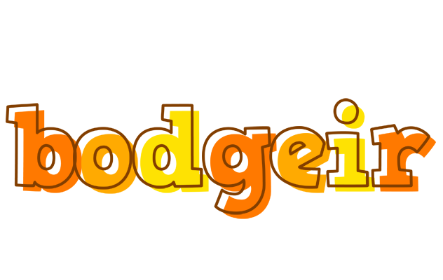 Bodgeir desert logo