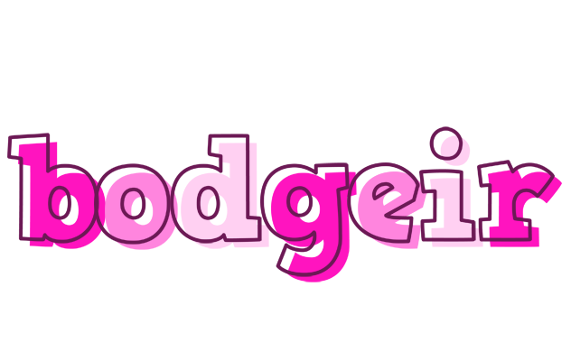 Bodgeir hello logo