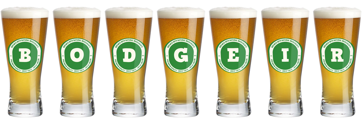 Bodgeir lager logo