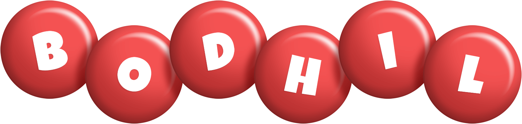 Bodhil candy-red logo