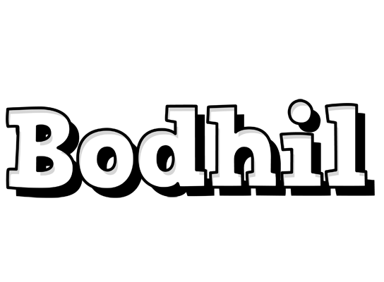 Bodhil snowing logo