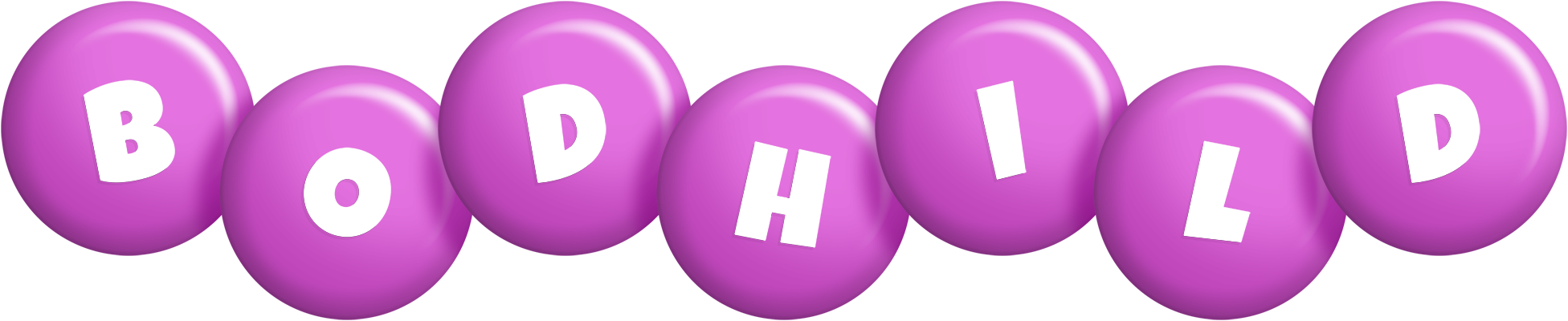 Bodhild candy-purple logo
