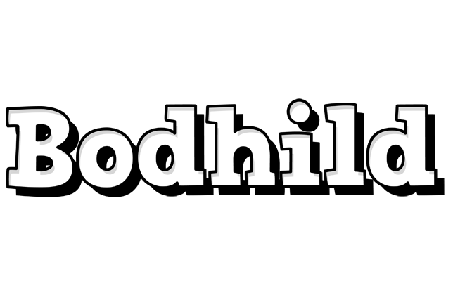 Bodhild snowing logo