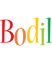 Bodil birthday logo