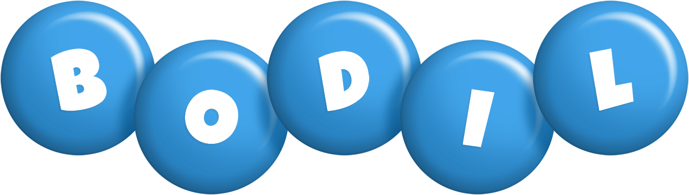 Bodil candy-blue logo