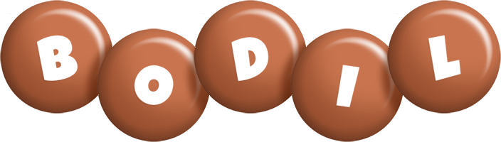 Bodil candy-brown logo