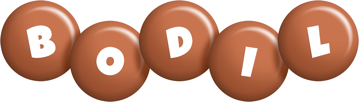 Bodil candy-brown logo