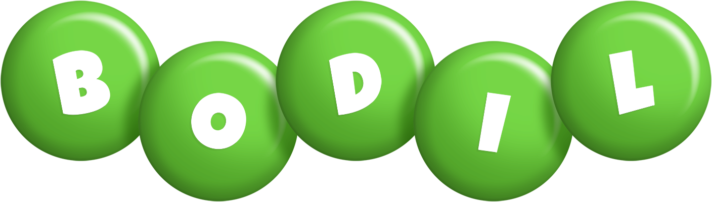 Bodil candy-green logo