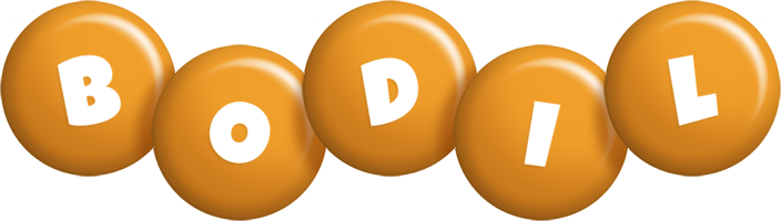 Bodil candy-orange logo