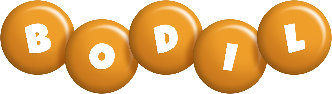 Bodil candy-orange logo