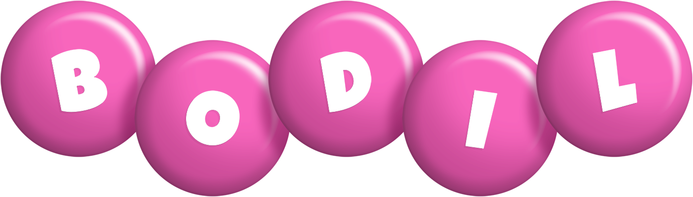 Bodil candy-pink logo