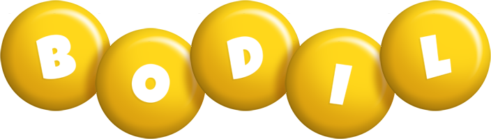 Bodil candy-yellow logo