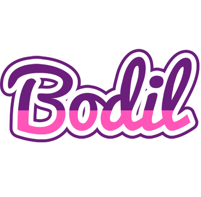 Bodil cheerful logo