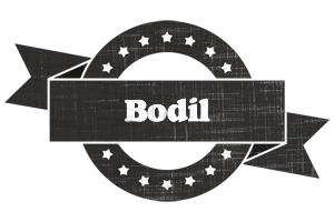 Bodil grunge logo