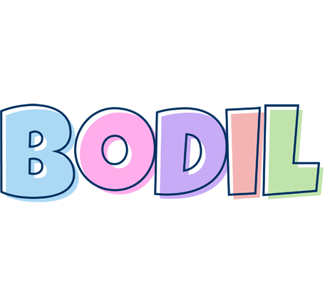 Bodil pastel logo