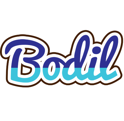 Bodil raining logo