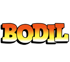 Bodil sunset logo