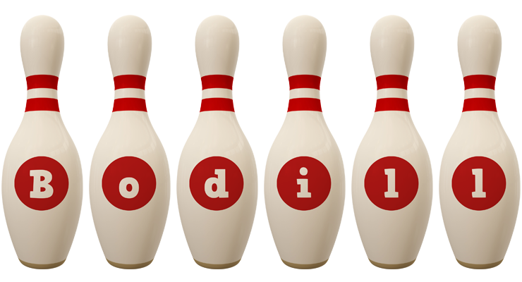 Bodill bowling-pin logo