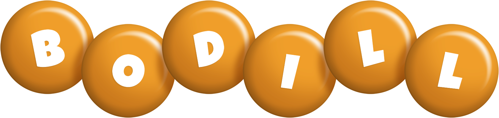 Bodill candy-orange logo