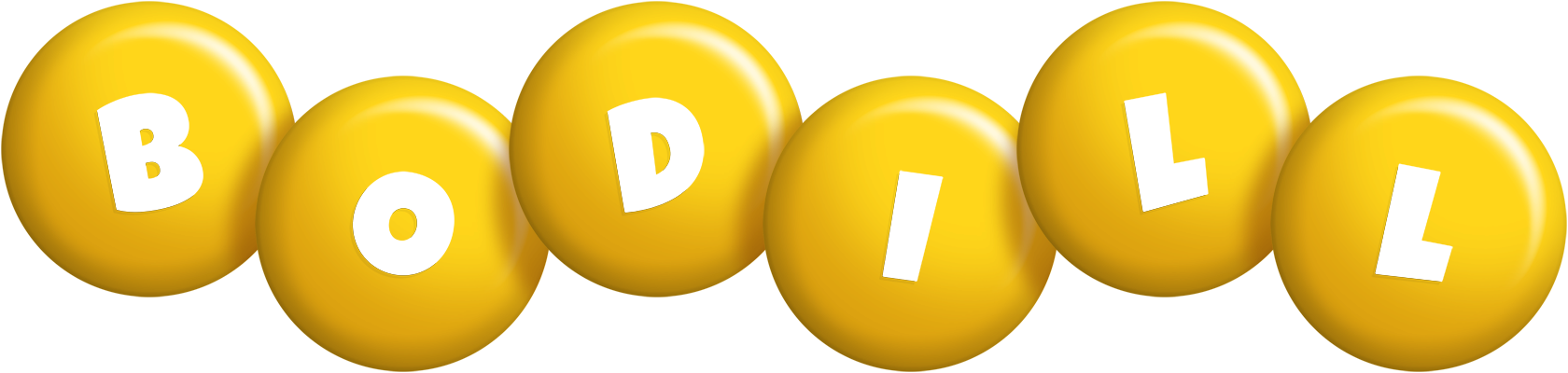 Bodill candy-yellow logo