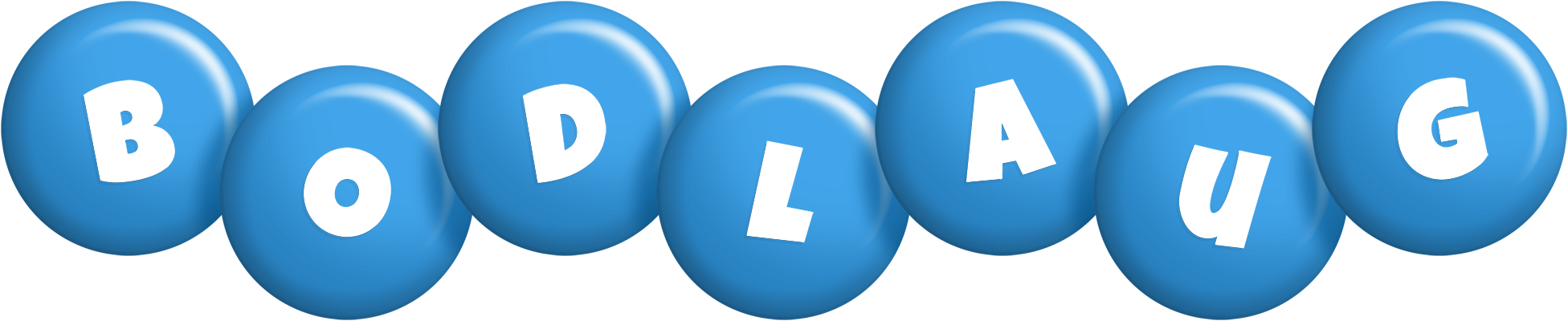 Bodlaug candy-blue logo