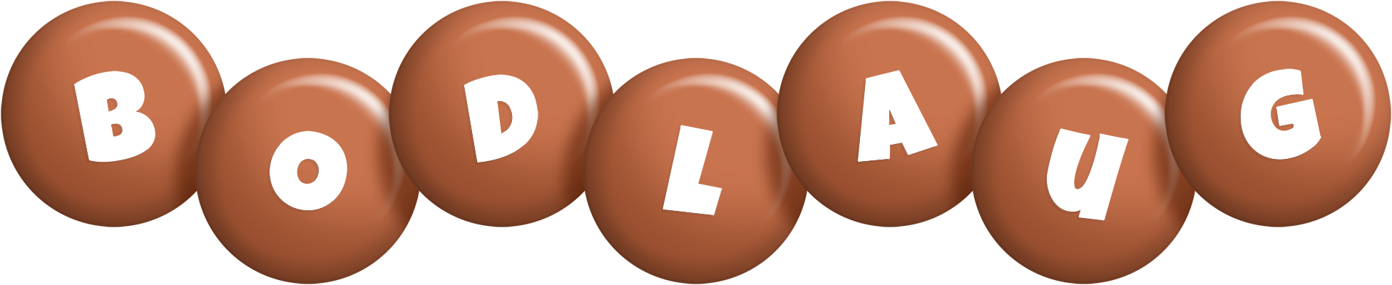 Bodlaug candy-brown logo