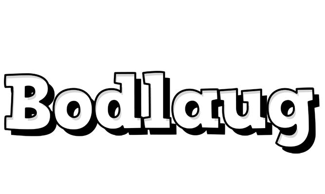 Bodlaug snowing logo