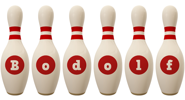 Bodolf bowling-pin logo