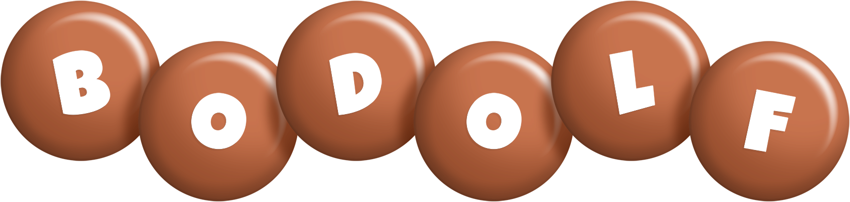 Bodolf candy-brown logo