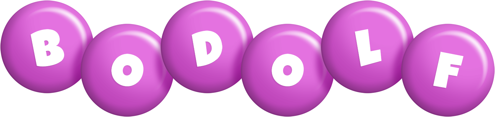 Bodolf candy-purple logo