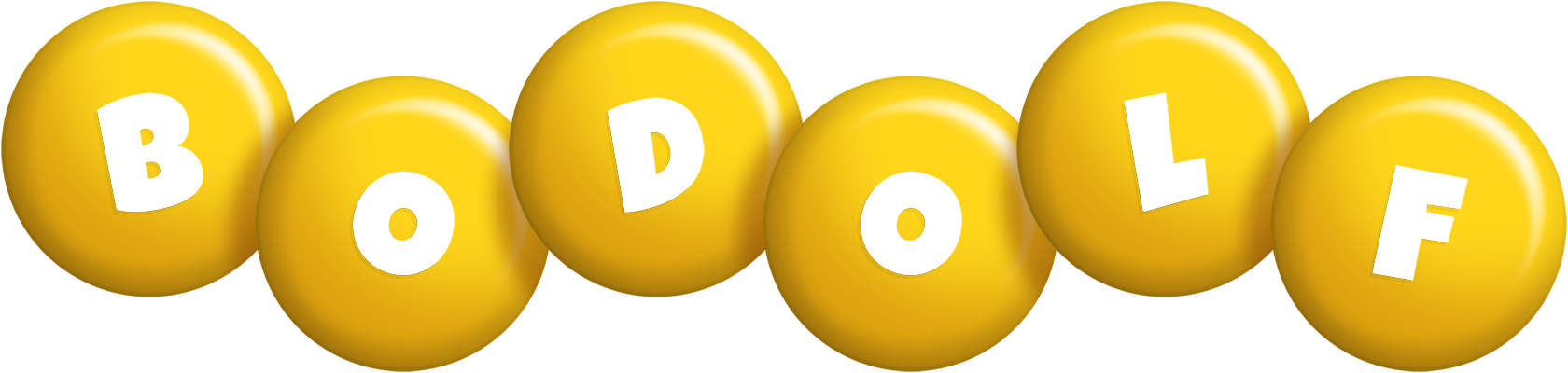 Bodolf candy-yellow logo